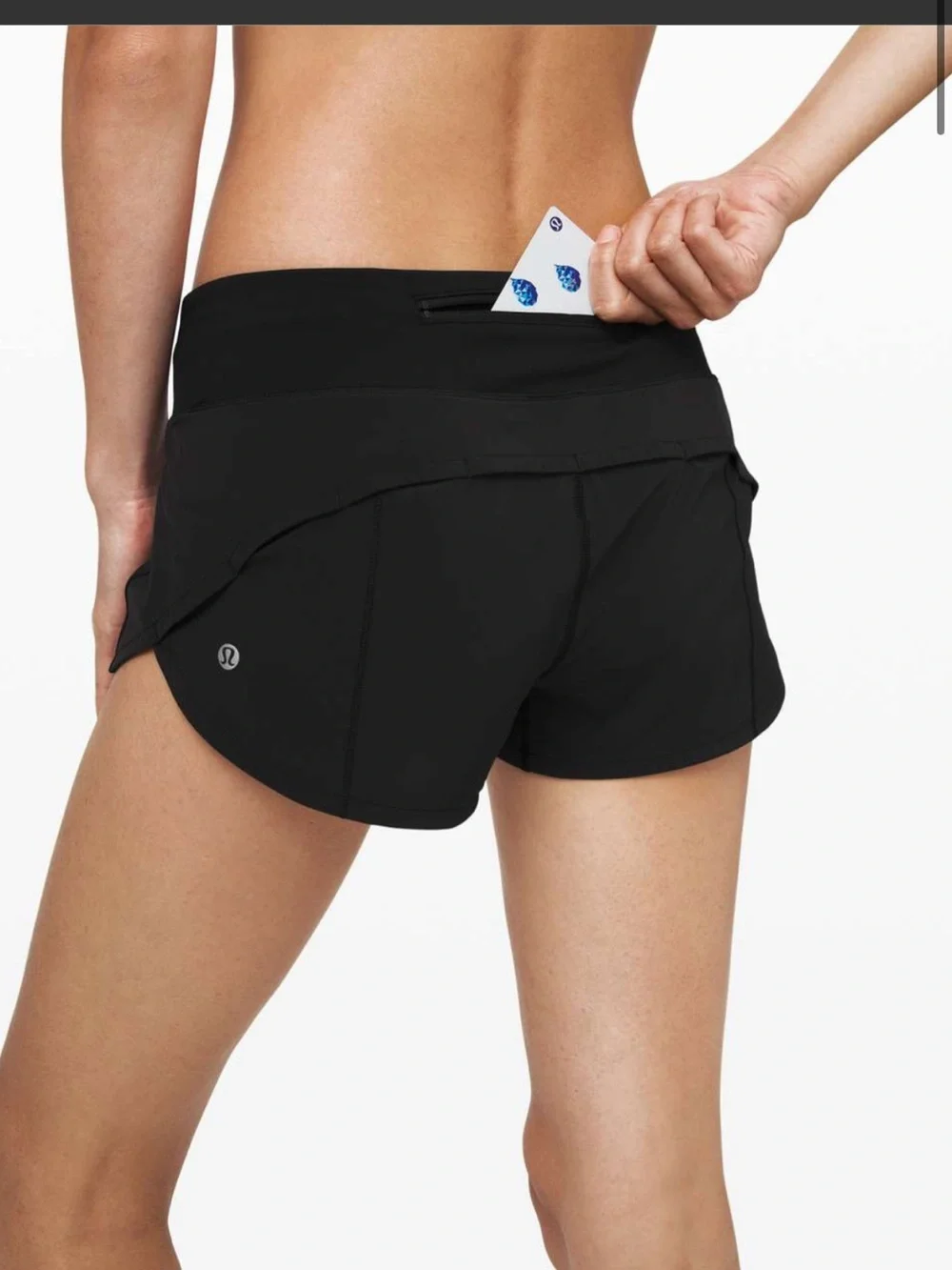 Lululemon Speed Up Low-Rise Lined Short 2.5in Black Women’s Size 10
